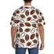 thumbnail image 3 of Fotbe Football Camisa Estampada de Manga Corta para Hombre, Casual de Verano, Estilo Playero, Sin Arrugas-Small, 3 of 5