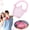 D, variant on Valentine Candy Jar, Fillable Candy Shaped Container, Sweetheart Candy Jar for Sugar Cookie, DIY Gift, Pink, Includes 1 Jar, Flower Shape
