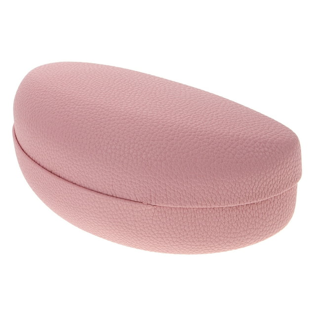 Hard Shell Sunglasses Case Classic Extra Large Case for Oversized Sunglasses and Eyeglasses (Pink)