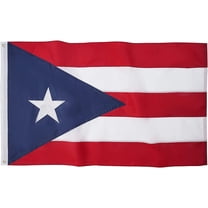 Puerto Rico Flag 2x3 Feet 24x36 inches Embroidered Stars Sewn Stripes 2 Brass Grommets Durable Puerto Rican Flags