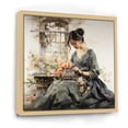 thumbnail image 2 of Designart "Beauty Asian Painting IV" Asian Floater Framed Wall Decor, 2 of 7