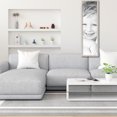 thumbnail image 4 of ArtToFrames 8" x 28" Bright Silver Picture Frame, 8x28 inch Silver Wood Poster Frame (WOM-4752), 4 of 8