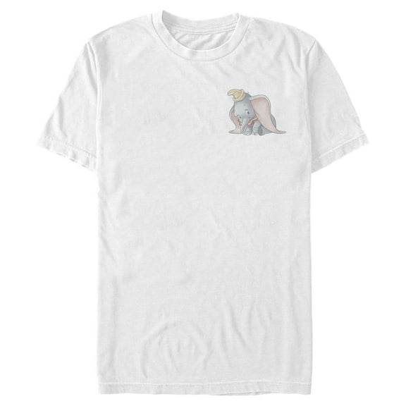 Men's Dumbo Pocket Hit Graphic Tee White Medium