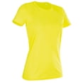 thumbnail image 1 of Stedman - Camiseta deportiva modelo Active para mujer (Amarillo Cyber), 1 of 2