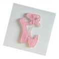 thumbnail image 2 of Kits de manualidades con hilo para pintar con patrones de zapatos de baile rosas para niños, adultos y principiantes. Decoración del hogar. 30x30cm sin marco, 2 of 9