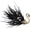 Black, variant on Elegant Swan Brooch Fashion Feather Brooch Elegant Lapel Pin for Wedding Birthday Clothes Collar Dress Scarf Decoration