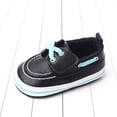 thumbnail image 7 of Krdevn Toddler Boys Girls' Boat Shoes, Stitch & Lace Detail Adjustable Hook and Loop Strap Soft Sole Non- Casual Loafers for Spring Summer,Sizes 0-6 Months, 7 of 7