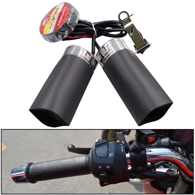 Componentes De Cubierta De Empuñadura De Manillar Calefactable Accesorio De Conducción Profesional Invierno 12V Cubierta De Calefacción Eléctrica Accesorios De Manillar Moyic VI011760-00