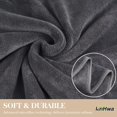 thumbnail image 2 of HWZWT Serviette de Bain en Microfibre Grise Sans Odeur Spa, 2 of 5