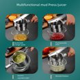 thumbnail image 2 of Heavy-Duty Stainless Steel Manual Juicer for Fruits & Vegetables – All-Hole Design, Efficient Juice Extractor, Compact & Easy to Use, Ideal for Home & Commercial Use, Perfect Gift Option, 2 of 5