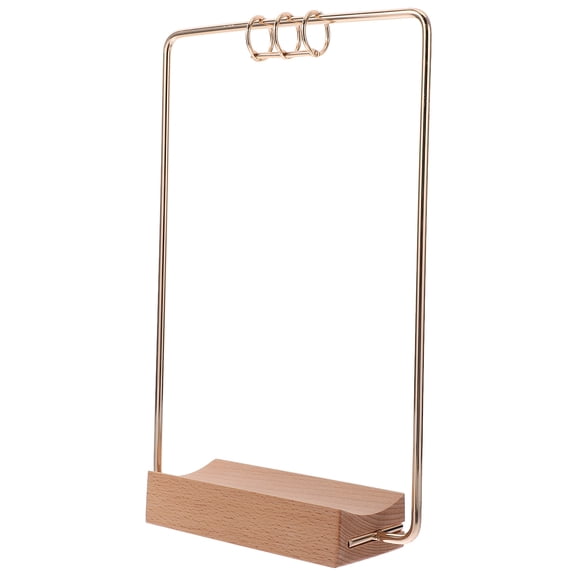 LOLIPPYY Wooden Perpetual Calendar Stand Set for Easy Page Flipping, Stylish Desk Decor and Practical Organization