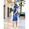 thumbnail image 4 of Conjunto Hombre Verano Camisa y Short a Juego Alberca Playa y Calor, 4 of 5