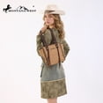 thumbnail image 5 of Montana West Western Tote Bag for Women Studded PU Leather Handbag with Fringe Tassel Fashion Medium Size Shoulder Purse Cowgirl Style Tote, Tan, 5 of 6