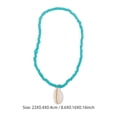 thumbnail image 3 of Shisuyan Fashionable Foot Chain Seashell Round Beads 12Pcs 8.7x0.1in, 3 of 8