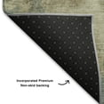 thumbnail image 5 of Addison Rugs Mayfield Premium Machine Washable Transitional Abstract Teal Rectangle Rug, 3' x 5', 5 of 6