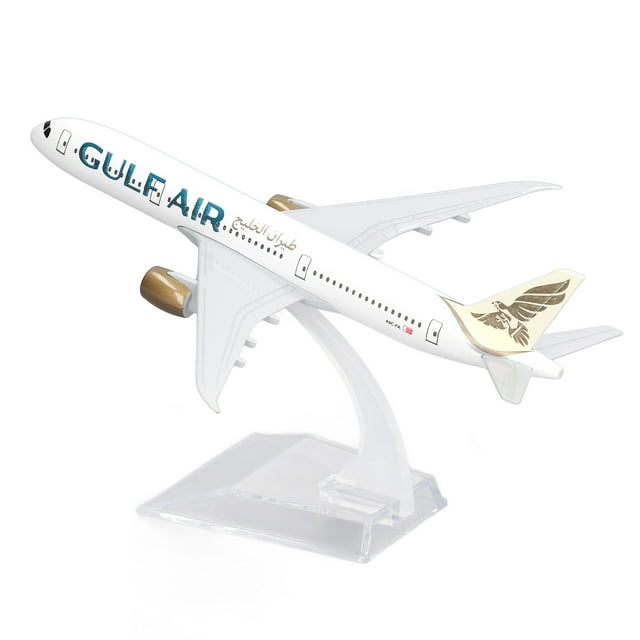 Modelo de avión de metal de aleación simulada, escala precisa, base estable, decoración del hogar, modelo de avión para Boeing 787