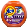 Ace Pods Liquid Laundry Detergent Pacs, Spring Meadow, 57 Count