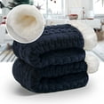 thumbnail image 5 of Men Slipper Fuzzy Grip Socks Fluffy Cozy Cabin Warm Winter Soft Thick Comfy Fleece Non Slip Home Socks, 5 of 6