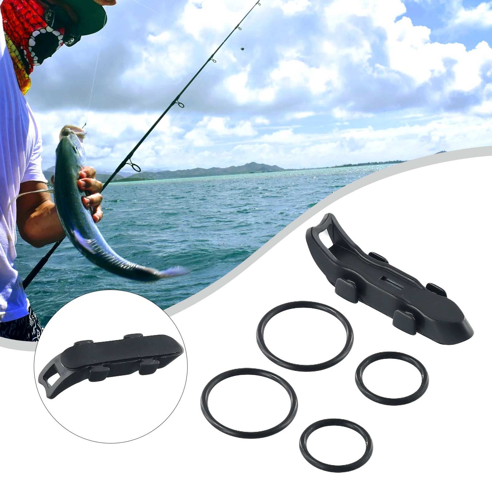 Magnetic Bait Hanger Magnetic Fishing Hook Keeper Rod Hook Keeper Lure ...