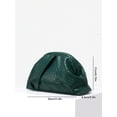 thumbnail image 5 of Women's Woven Cloud Clutch Bag, Dark Green, 5 of 7