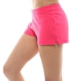 thumbnail image 4 of Womens Athletic Sweat Short Casual Lounge Sport Gym Walking Beach Cotton Pink L, 4 of 5