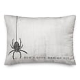 thumbnail image 2 of Creative Products Look Behind You Spider 20 x 14 Spun Poly Pillow, 2 of 3