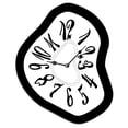 thumbnail image 4 of Reloj de pared decorativo sin , fácil de leer, ligero, irregular, decorativo para hogar, granja, escuela, estudio, sala de estar., 4 of 9