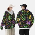 thumbnail image 4 of Lsque Mardi Gras6 UPF 50+ Lightweight Sun Protection Men's Women's Long Sleeve Shirt, Hoodie Performance -X-Large, 4 of 9