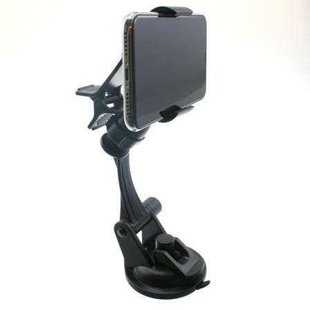 Dash Car Mount for Samsung Galaxy S25/Ultra/Plus - Windshield Holder Cradle Swivel Dock