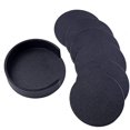 thumbnail image 2 of Alfombrilla de cuero Pu con respaldo antideslizante y posavasos para limpiar para juego de té y café de 6. Afortunado Sencillez, 2 of 5