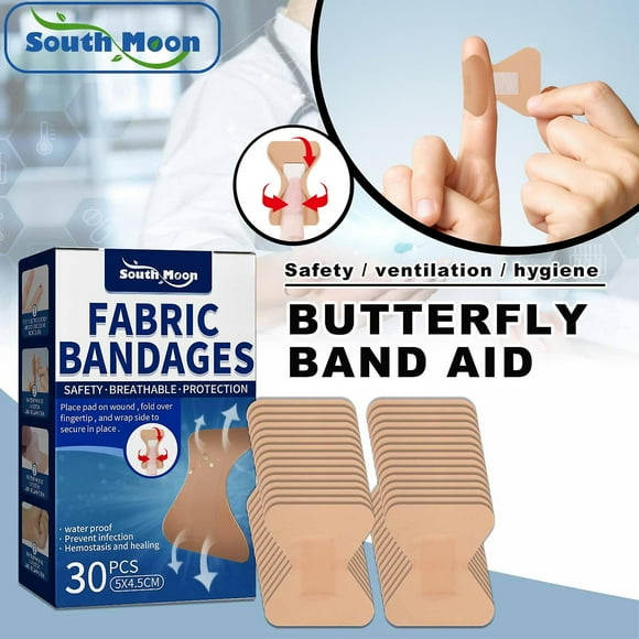 Medline Non25513 Non Stick Pads Elastic Fabric Bandages, Fingertips, 30pcs/box New