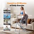 thumbnail image 4 of MERACH Stair Stepper Exercise Machine, Newly Upgraded 9 Resistance Levels Compact Home Workout Step Machine with Adjustable Handlebar, 4 of 9