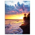 thumbnail image 2 of Coucher de Soleil sur Mer dans le Parc Olympique Côte - Grande Impression sur Toile, 2 of 3