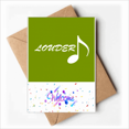 thumbnail image 1 of Music Sound Enthusiasm Art Deco Fashion Welcome Back Greeting Cards Envelopes Blank, 1 of 3