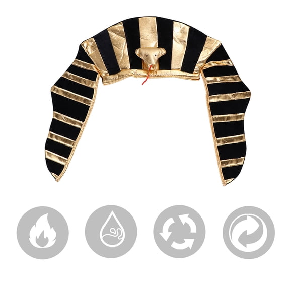 HOOWIFFY Assorted Color Egyptian Headpiece Durable Cloth for Adult Costumes