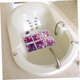thumbnail image 5 of IDEANATEGRATE 6Ud Adhesivo Para Bañera Y En PVC Morado 3D Impermeable Con Fuerte Y Antideslizante, 5 of 5