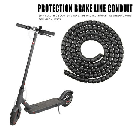 Winding Protector Mymisisa Electric Scooter Brake Pipe Spiral Wrap Winding Protector ...