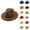 Coffee, variant on Unisex Panama Beret Straw Hat – Foldable Wide Brim Sun Hat, Lightweight Breathable Summer Fashion Accessory, Casual Beachwear Beret Style Fedora for Travel