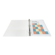 Pen + Gear 1-Inch Durable Binder White 6 Pack