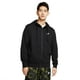 thumbnail image 4 of Sudadera Nike Club HD FZ FT para Hombre BV2648-010 negro XS Nike BV2648-010 CLUB HD FZ FT, 4 of 6