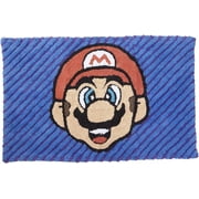 Super Mario Kids Accent Rug, 4.5' x 2.5', Tufted Cotton, Nintendo