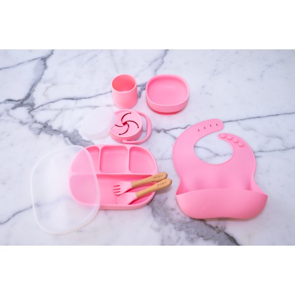 The Bambolina Boutique: Ensemble de Repas Little Boss (Rose)