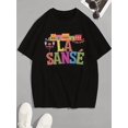thumbnail image 2 of T-Shirt d'Été Décontracté Gris à Col Rond et Manches Courtes pour Homme, avec Design de Police Style Sentier d'Ardoise Carnaval, 2 of 5