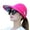 Hot Pink, variant on Sun Hats For Women's, Spring Summer Fashion Sunshade Hat, Wide Brim UV Protection Packable Beach Large Edge Visor
