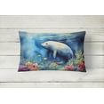 thumbnail image 4 of Carolines Treasures DAC2811PW1216 16 x 12 in. Unisex Manatee Throw Pillow, 4 of 4