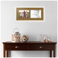 thumbnail image 2 of ArtToFrames Collage Photo Picture Frame with 2 - 6x8 Openings, Framed in White with El Dorado and Black Mats (CDM-3966-53), 2 of 8
