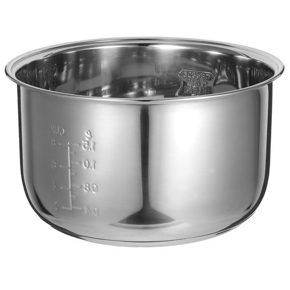 PENIKOKO Stainless Steel Inner Pot for Rice Cooker, Non-Stick Replacement Pot Preserves Flavor