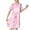 Multicolor 4, variant on LIaqionyy Girls Summer Pajamas Dresses Casual Short Sleeves Crew Neck Knee Length Nightgowns Kids Soft Comfy House Dress