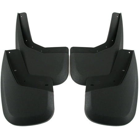 Studded Mud Flap Red Hound Auto Premium Heavy Duty Molded Compatible with GMC Sierra 1500 (2007-2013) & 2500 3500 (2007-2014) Mud Flaps Guards Splash Front & Rear 4pc Set (2007 Includes New Body Style Only) ()