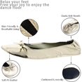 thumbnail image 4 of Women's Portable Foldable Ballet Flats Shoes Roll Up Slippers for Travel Wedding, 4 of 5